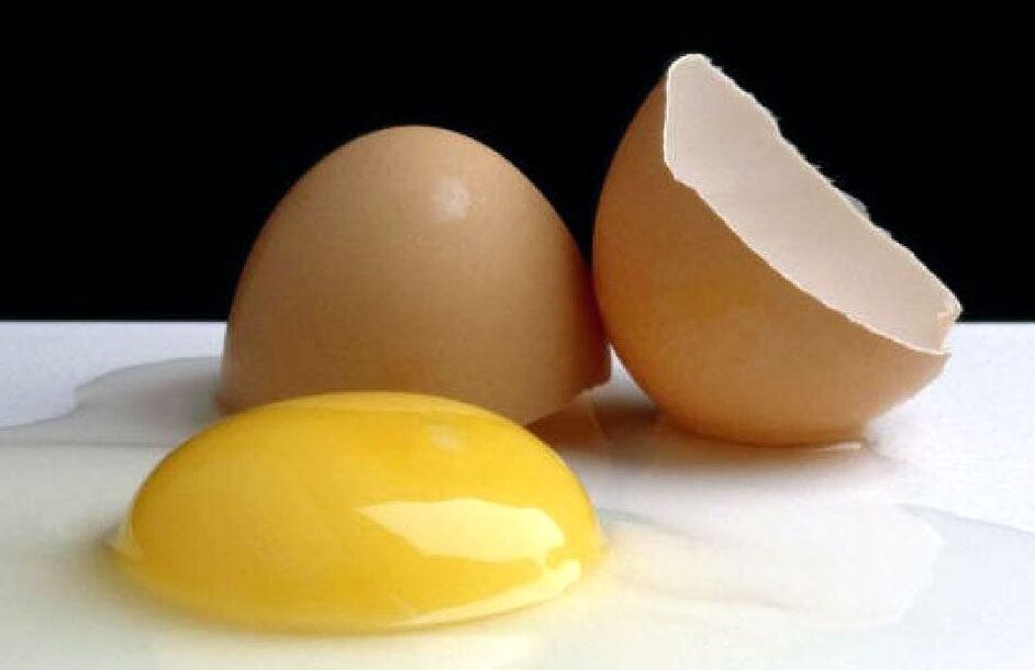 kiaušinis svorio netekimui